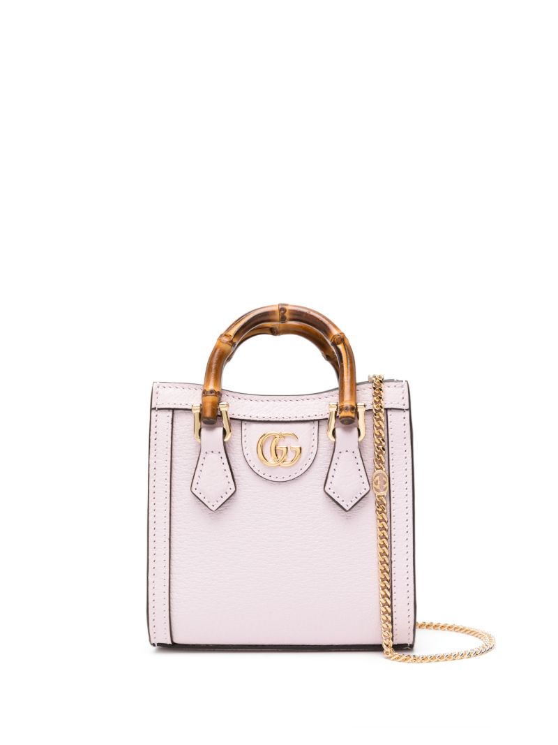 Pink Diana Leather Super Mini Bag