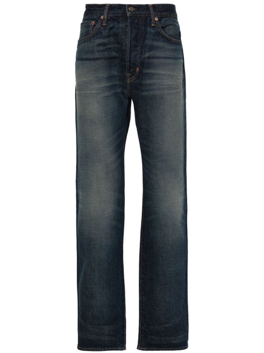 Blue Selvedge Straight-leg Jeans
