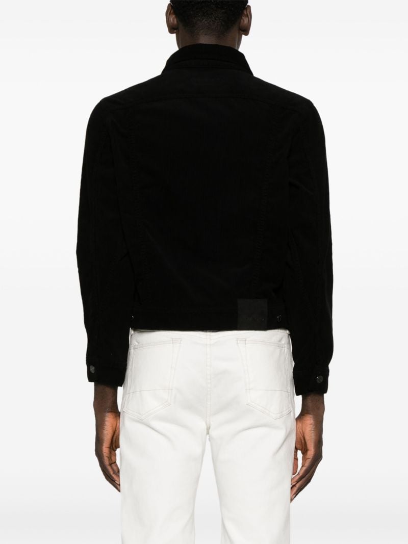 Black Corduroy Shirt Jacket