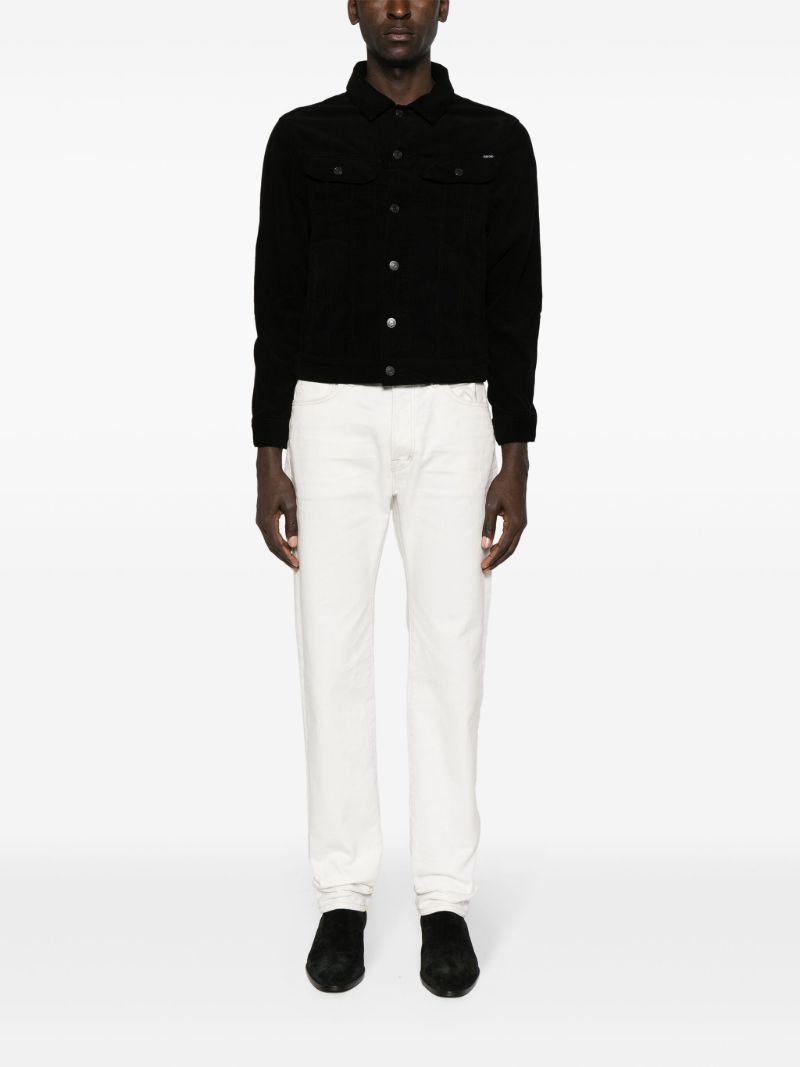 Black Corduroy Shirt Jacket