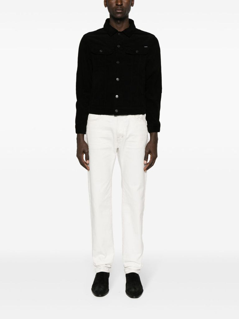 Black Corduroy Shirt Jacket