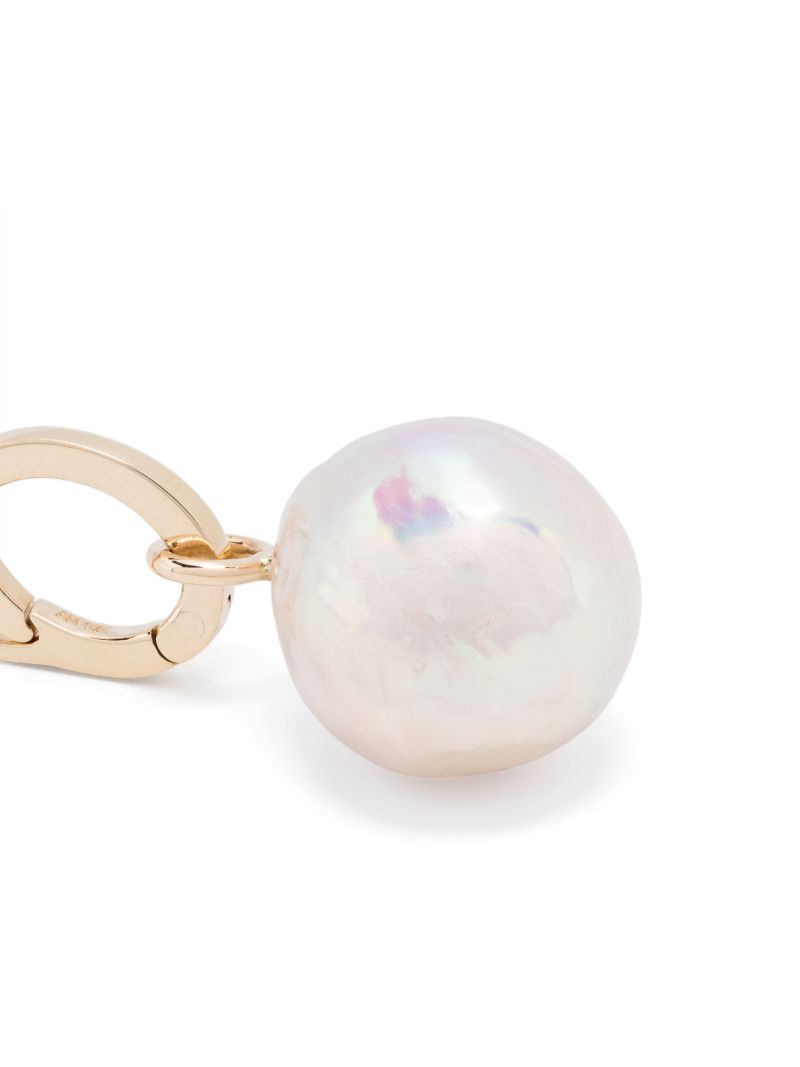 14k Yellow Gold Pearl Drop Pendant