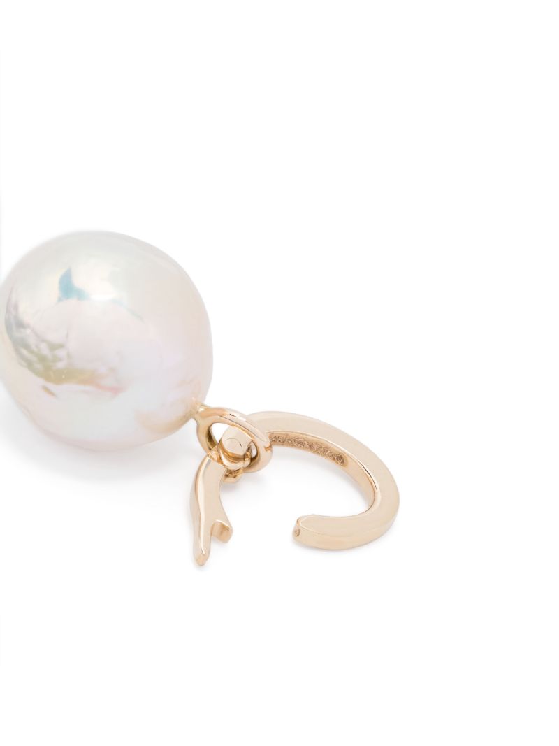 14k Yellow Gold Pearl Drop Pendant