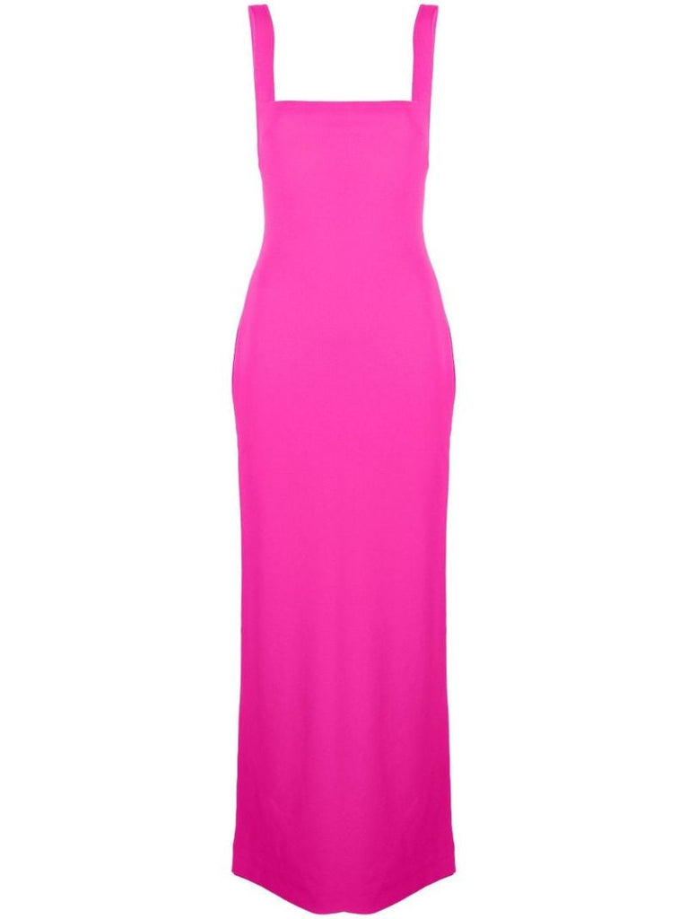 Pink Joni Square Neck Sleeveless Maxi Dress