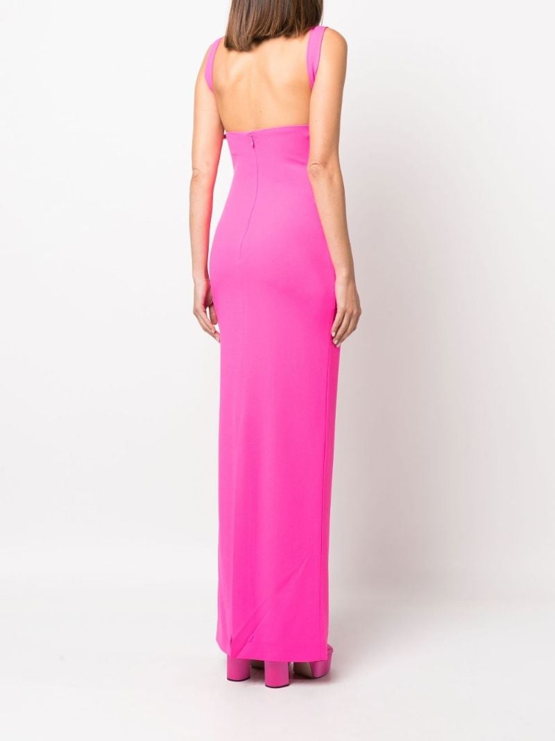 Pink Joni Square Neck Sleeveless Maxi Dress