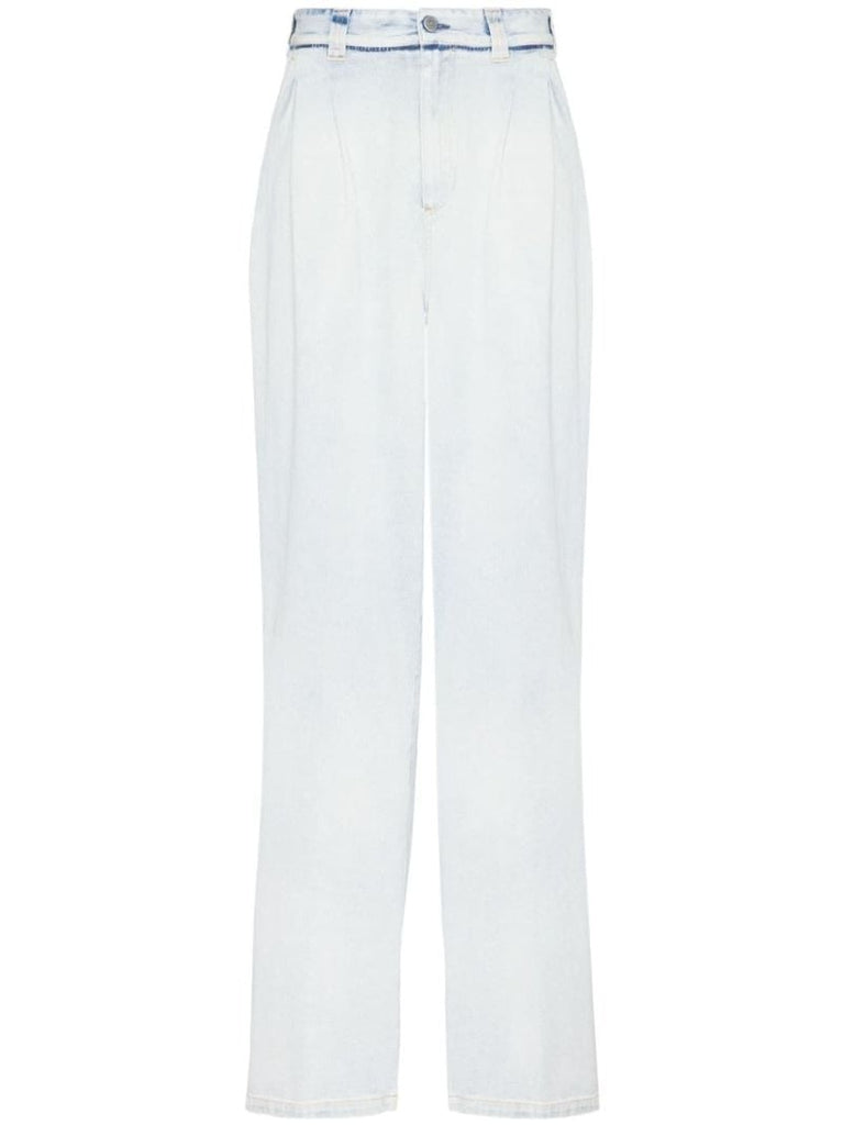 Blue Memory Wide-leg Jeans