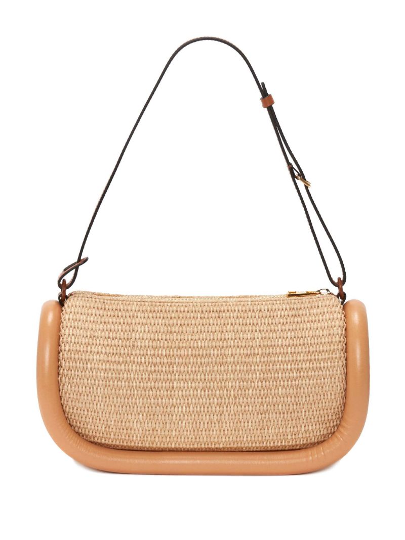 Neutral Bumper 15 Raffia Shoulder Bag