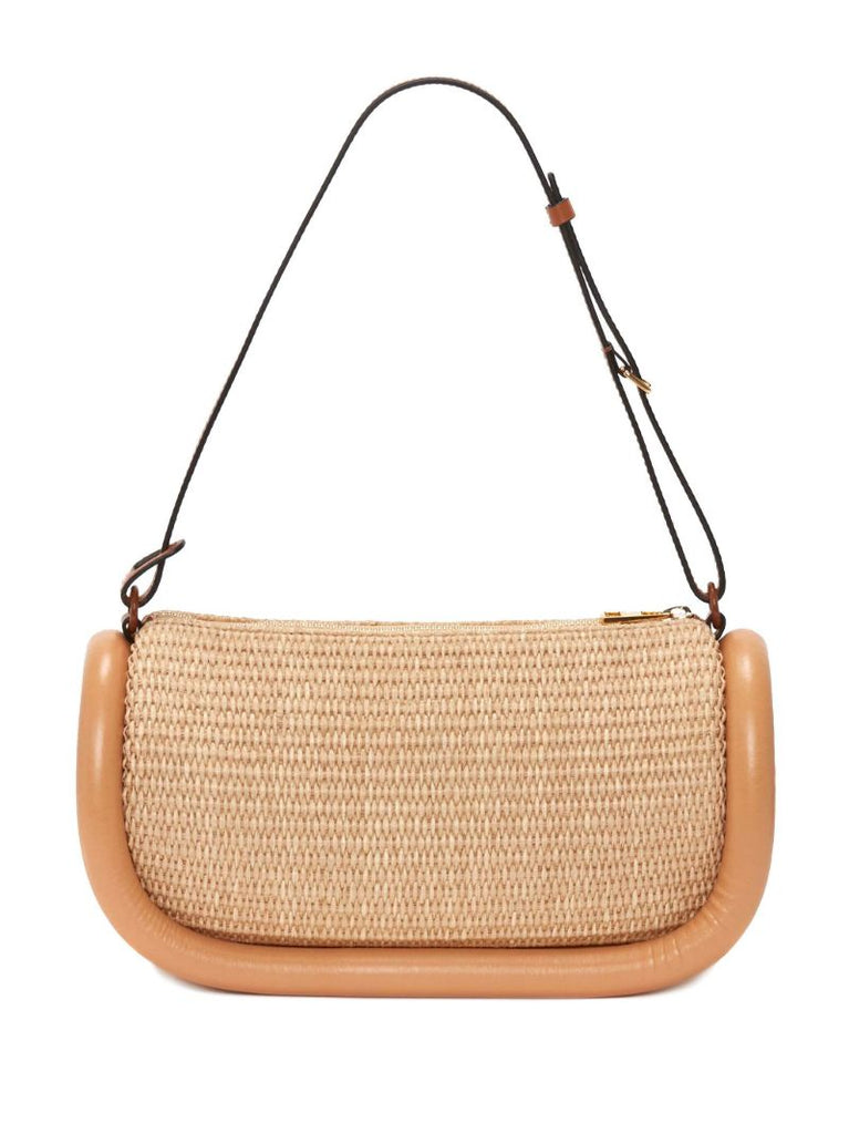 Neutral Bumper 15 Raffia Shoulder Bag