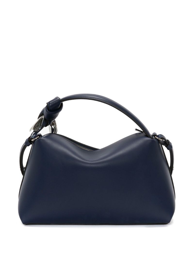 Blue Corner Suede Tote Bag
