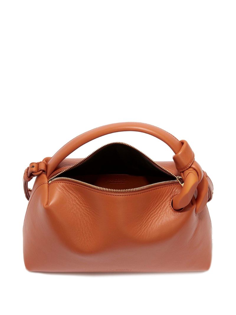 Brown Corner Leather Tote Bag