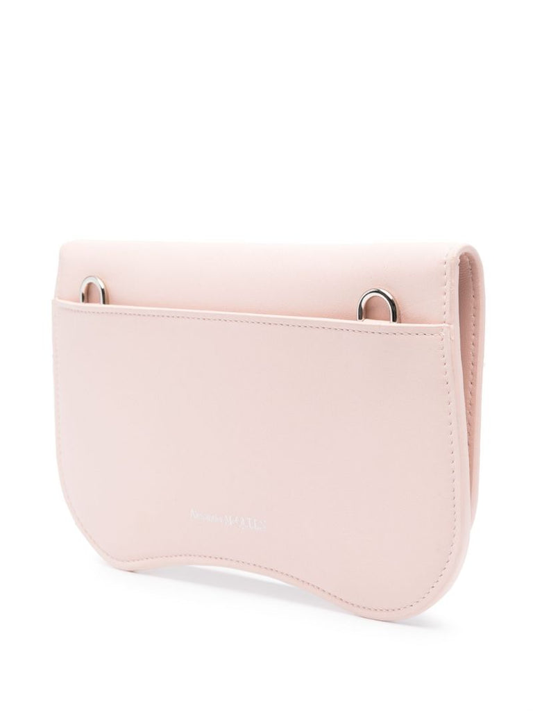 Pink the Seal Leather Cross Body Bag