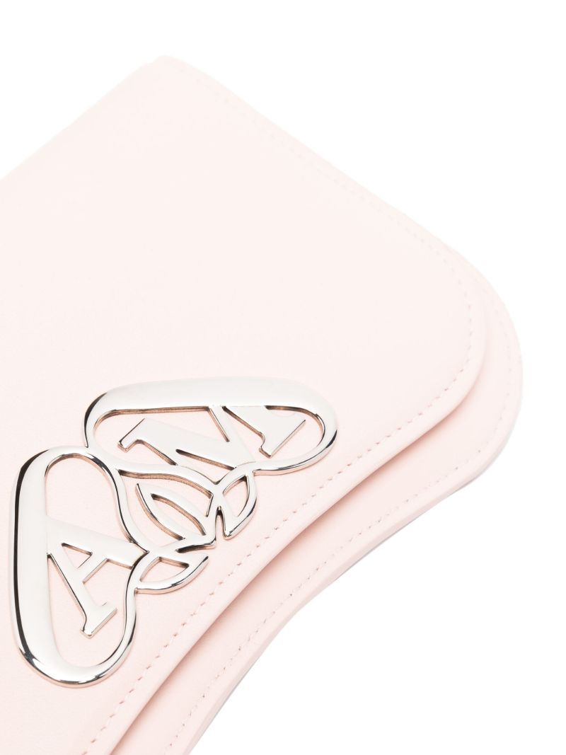 Pink the Seal Leather Cross Body Bag