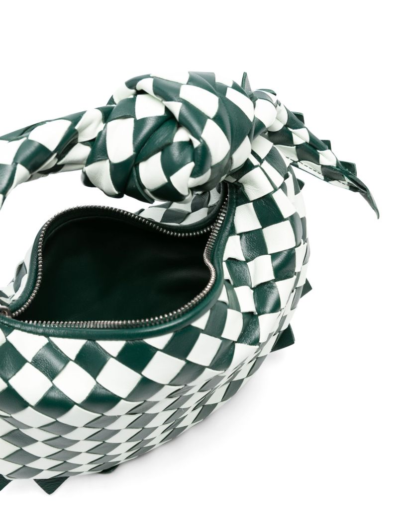 Green Mini Jodie Leather Top Handle Bag
