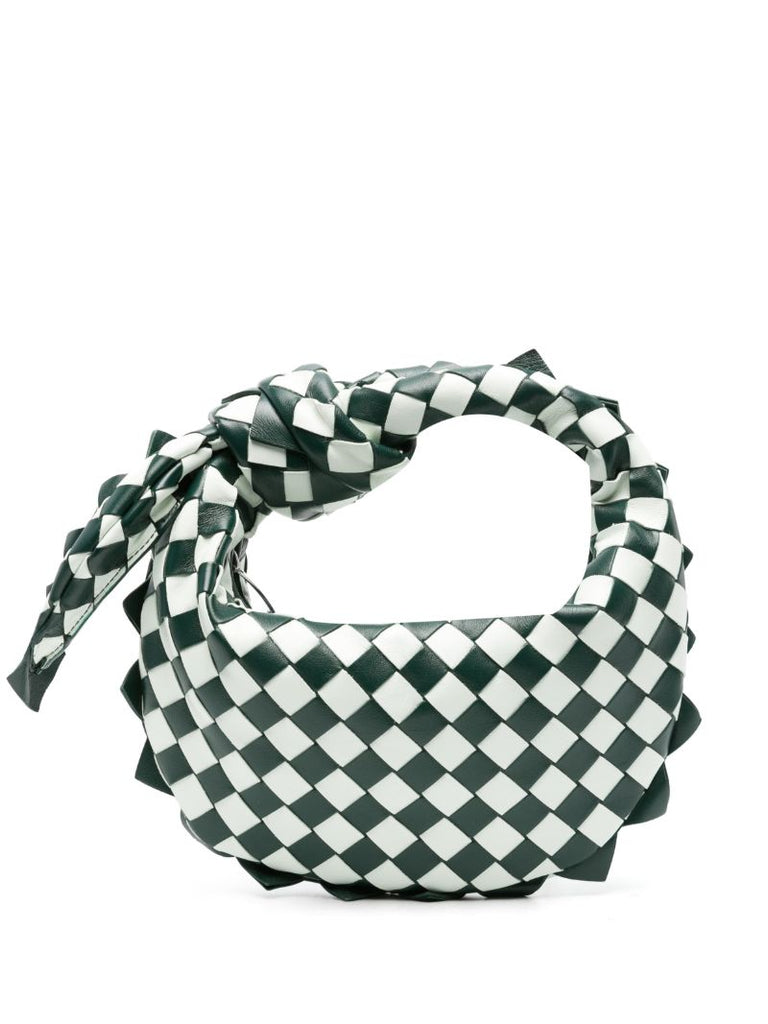 Green Mini Jodie Leather Top Handle Bag