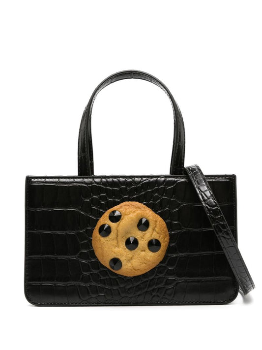 Black Cookie Small Tote Bag