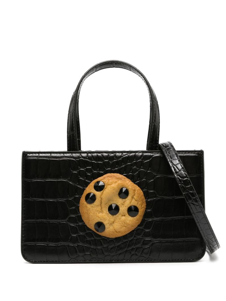 Black Cookie Small Tote Bag