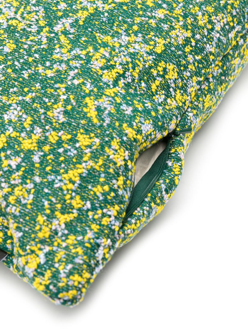Green Atom Speckled Cushion
