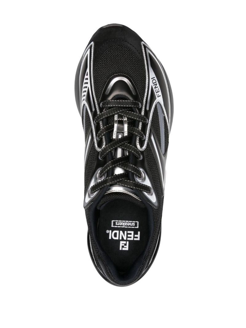 Black First 1 Low-top Sneakers