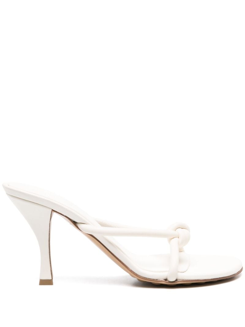 White Blink 80 Leather Mules
