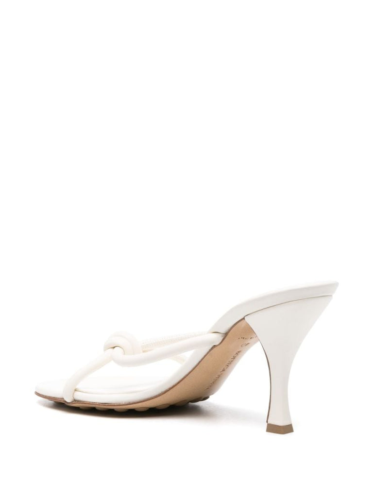 White Blink 80 Leather Mules