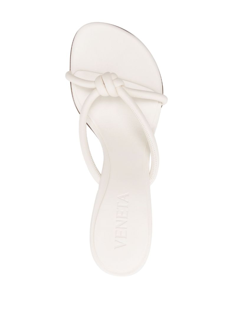 White Blink 80 Leather Mules