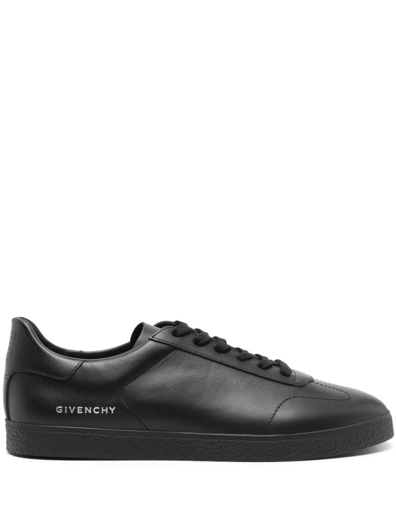 Black Town Leather Sneakers