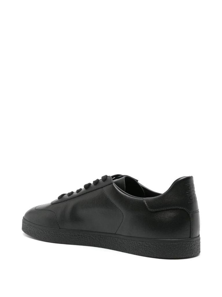 Black Town Leather Sneakers