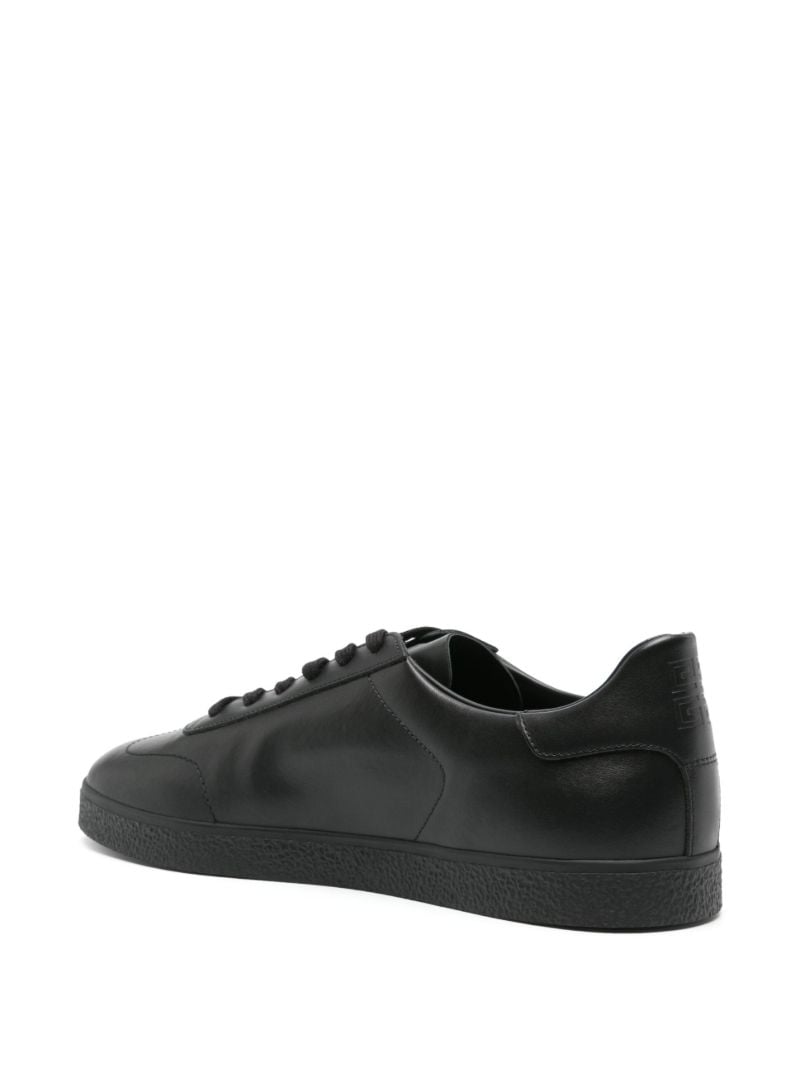 Black Town Leather Sneakers