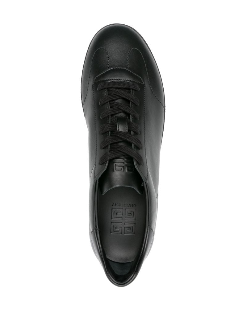 Black Town Leather Sneakers