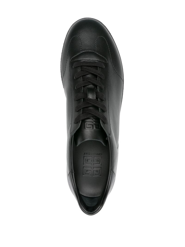 Black Town Leather Sneakers