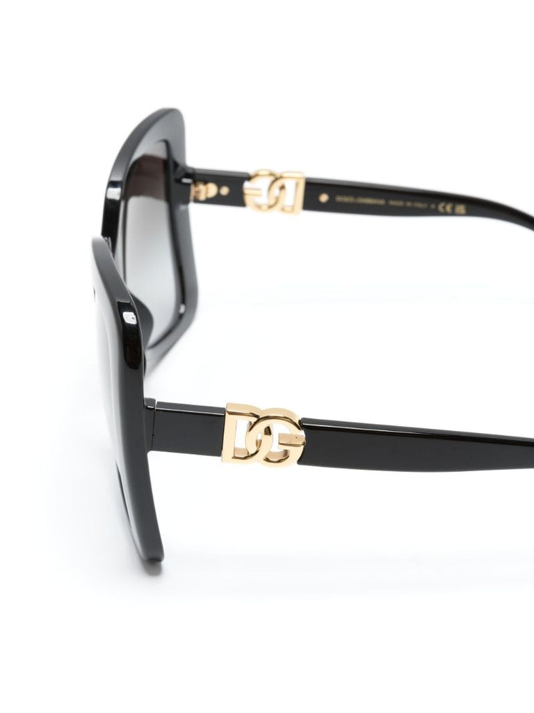 Black Butterfly-frame Sunglasses