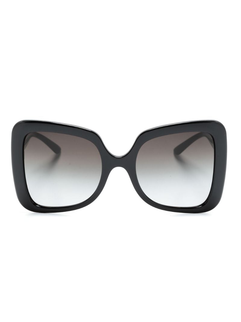 Black Butterfly-frame Sunglasses