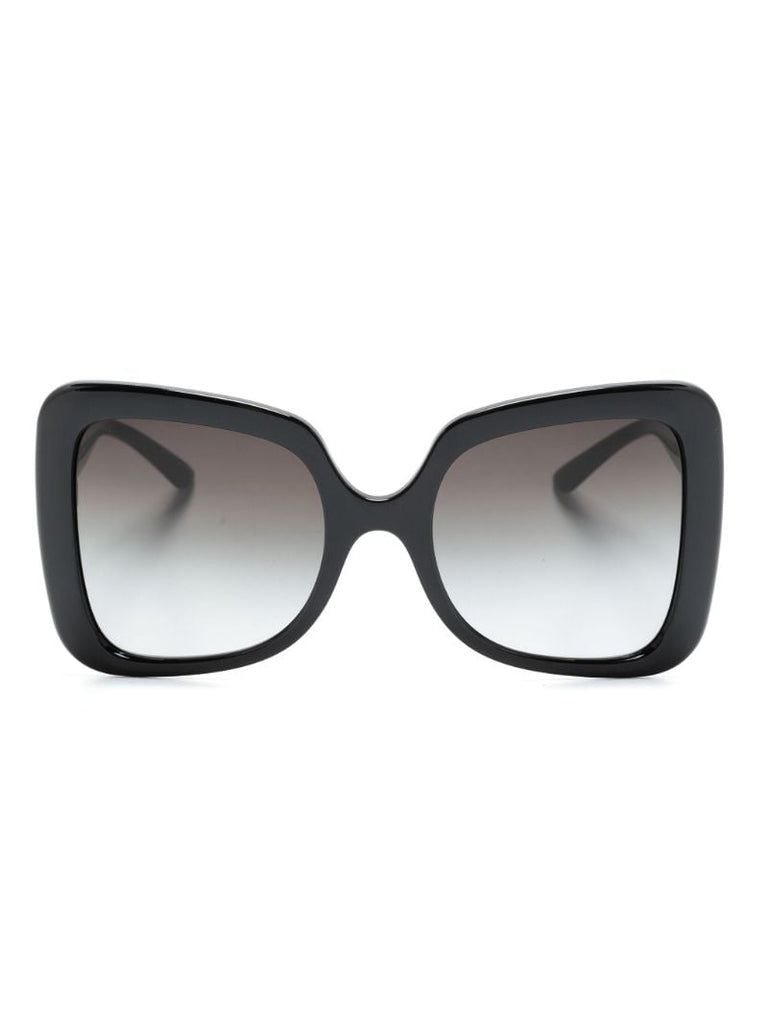 Black Butterfly-frame Sunglasses