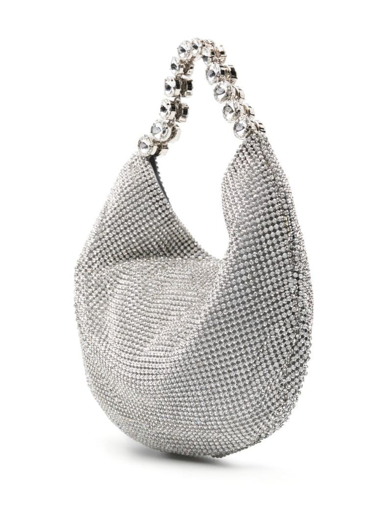Silver-tone Crystal-embellished Tote Bag