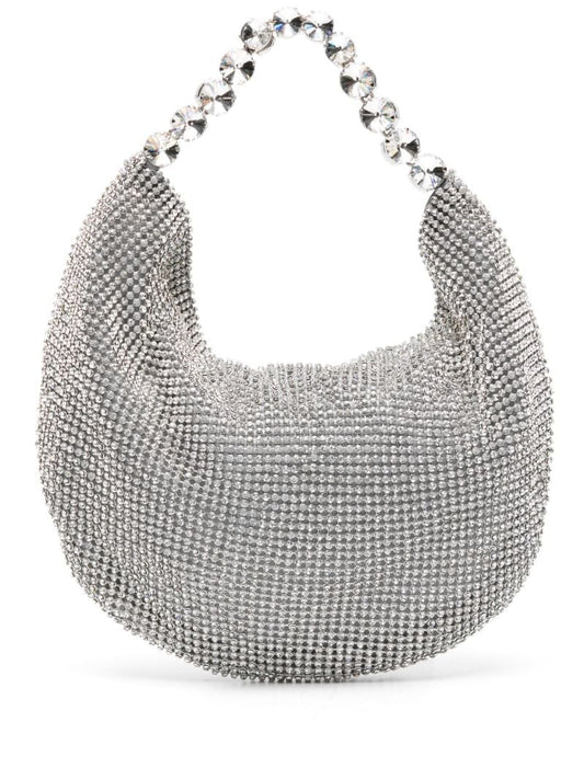 Silver-tone Crystal-embellished Tote Bag