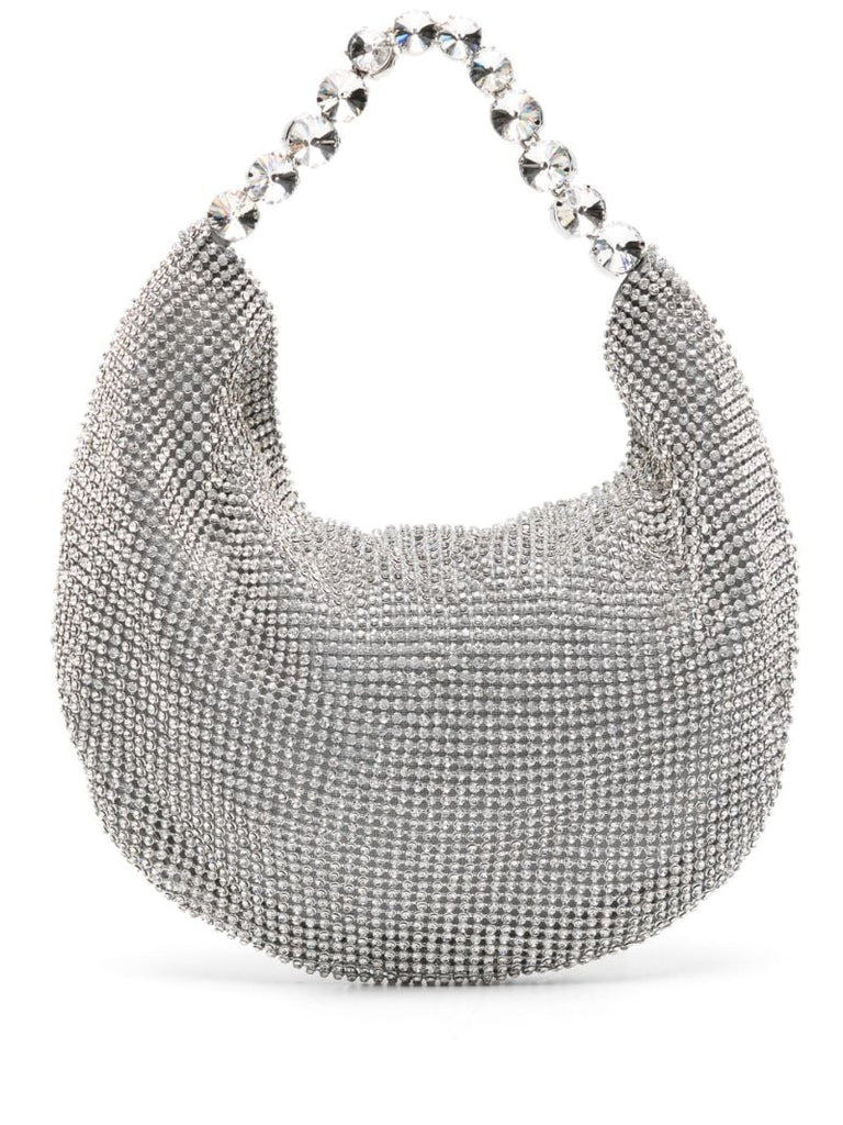 Silver-tone Crystal-embellished Tote Bag