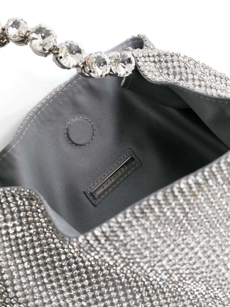 Silver-tone Crystal-embellished Tote Bag