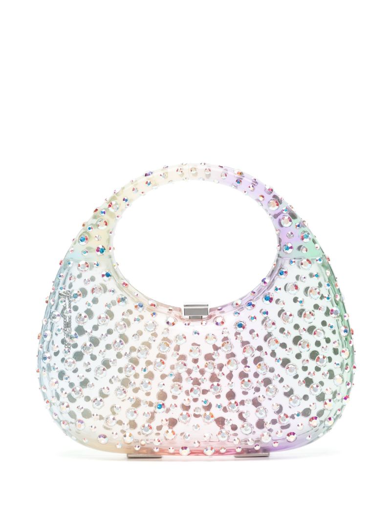 Pink Meleni Crystal-embellished Tote Bag