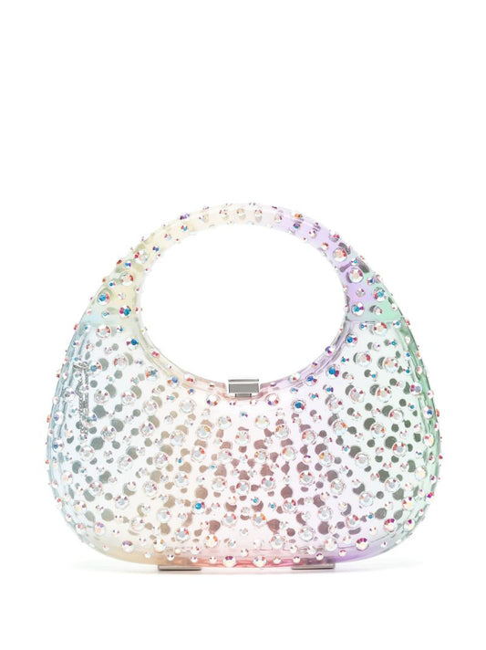 Pink Meleni Crystal-embellished Tote Bag
