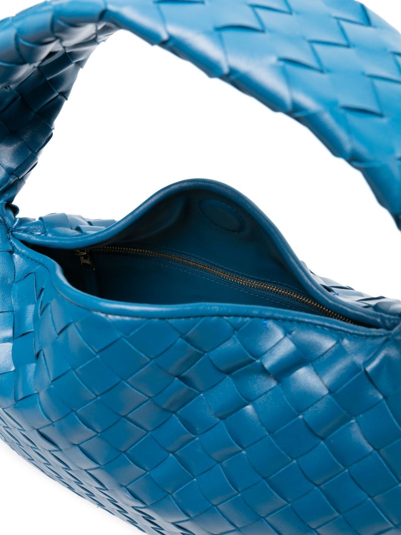 Blue Small Hop Leather Shoulder Bag