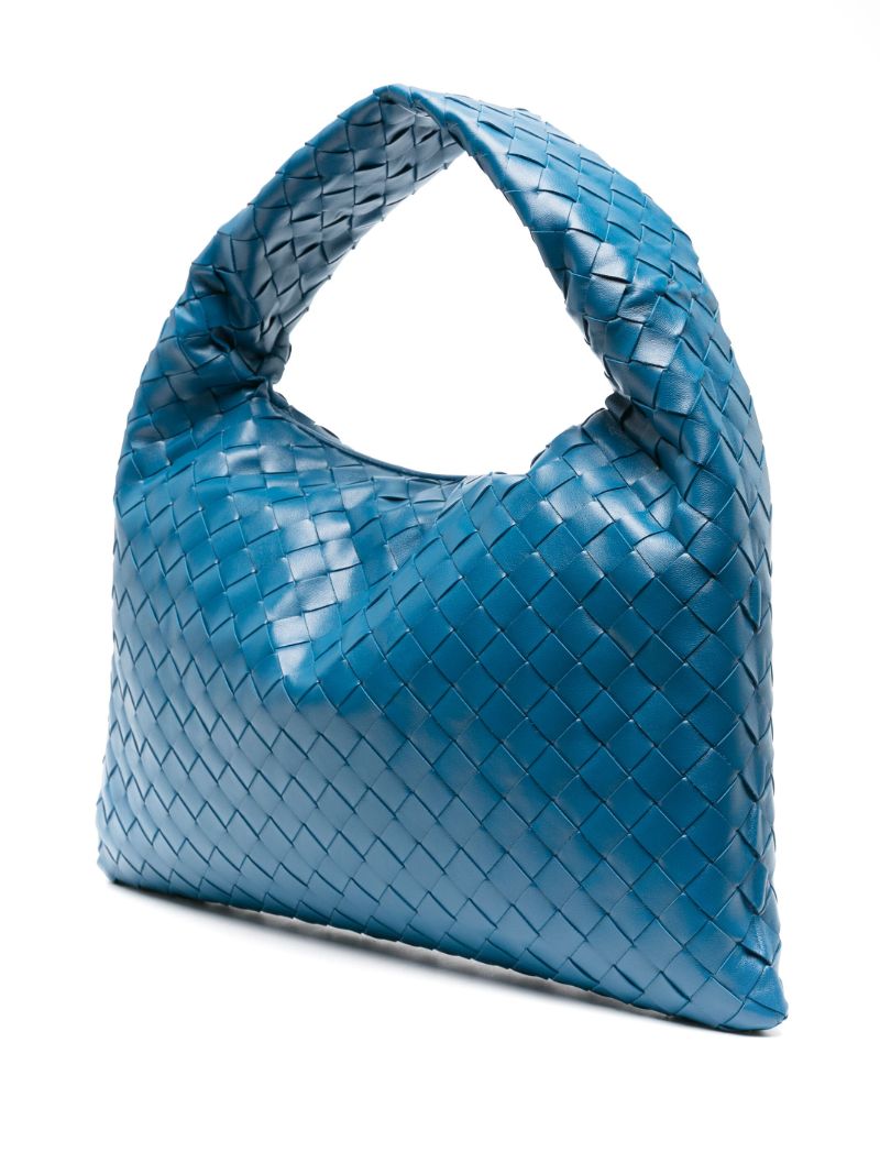 Blue Small Hop Leather Shoulder Bag