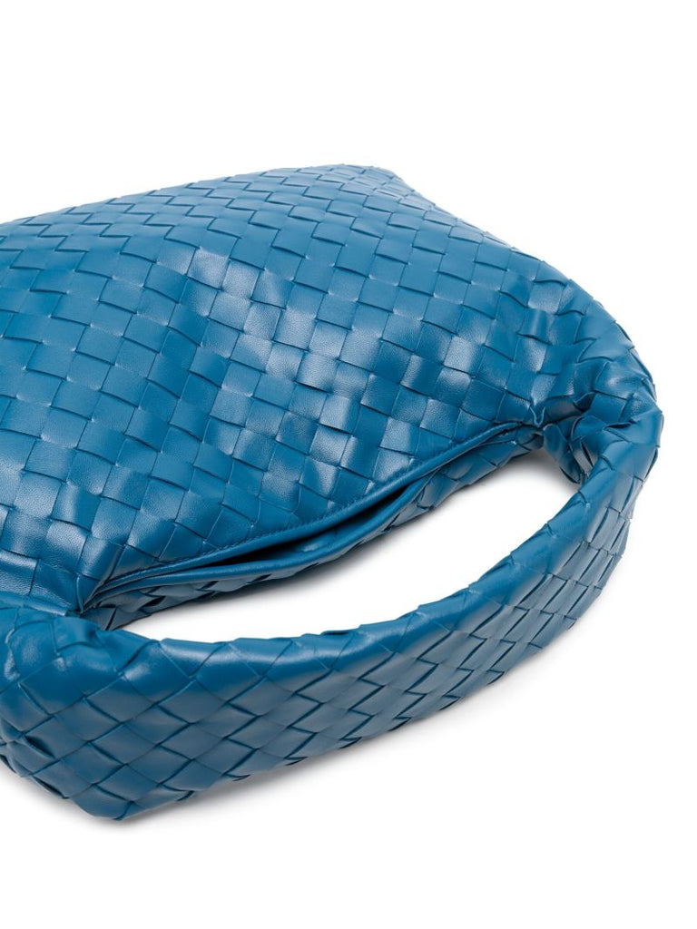 Blue Small Hop Leather Shoulder Bag