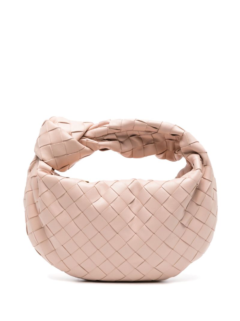 Pink Mini Jodie Leather Top Handle Bag
