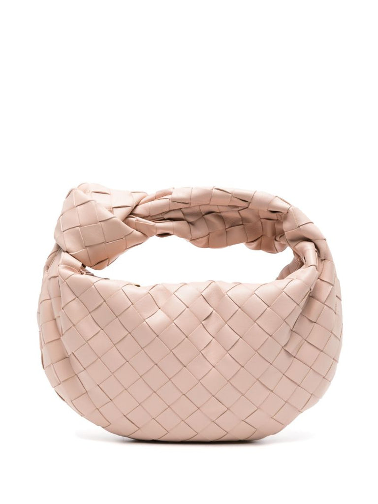 Pink Mini Jodie Leather Top Handle Bag