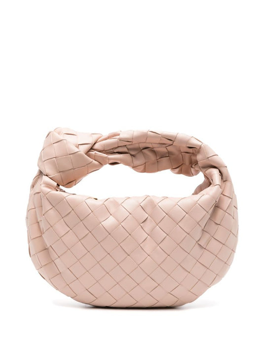 Pink Mini Jodie Leather Top Handle Bag