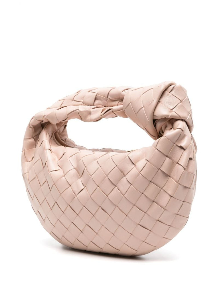 Pink Mini Jodie Leather Top Handle Bag
