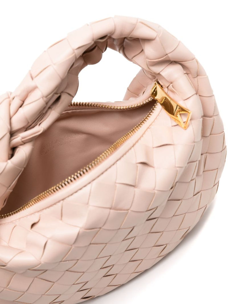 Pink Mini Jodie Leather Top Handle Bag