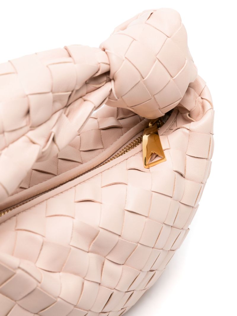 Pink Mini Jodie Leather Top Handle Bag