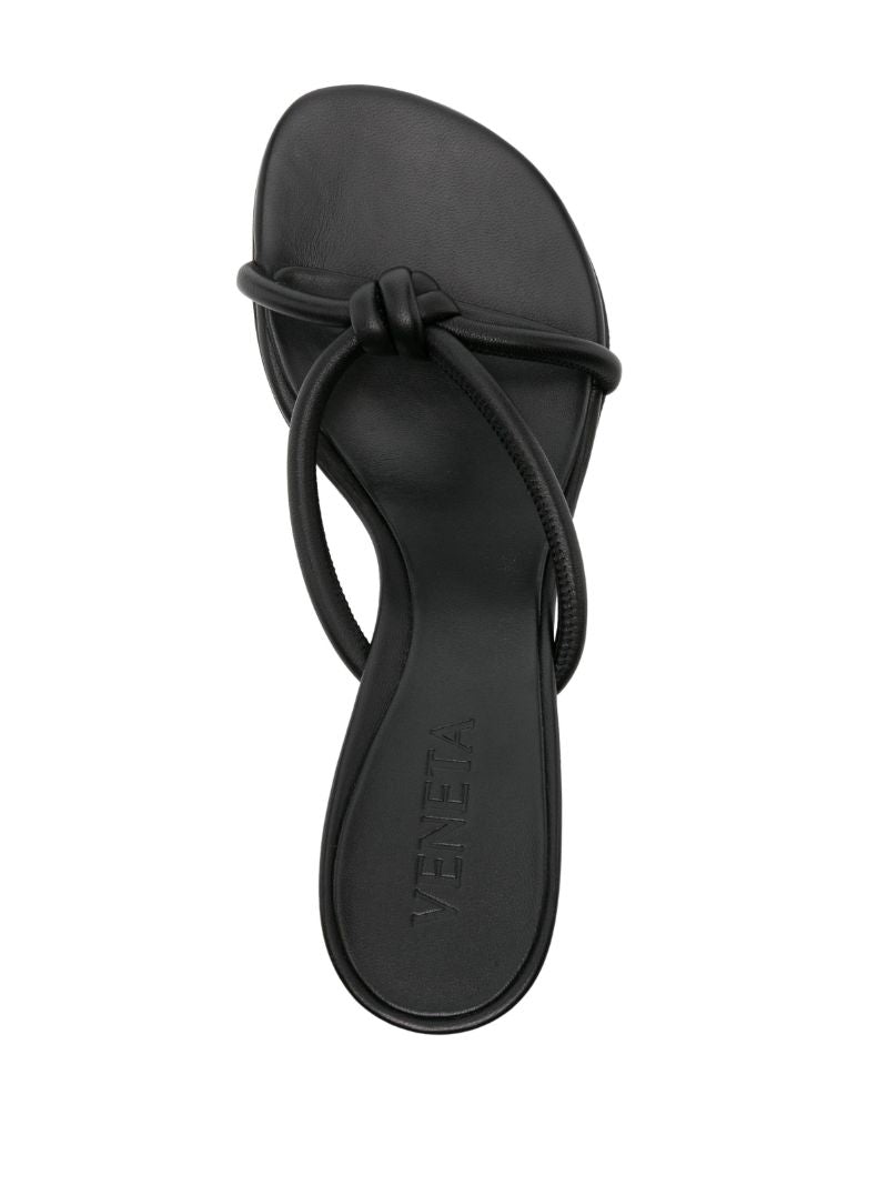 Black Blink 80 Leather Sandals