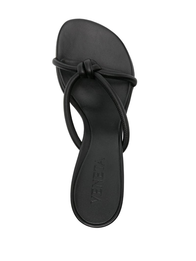 Black Blink 80 Leather Sandals
